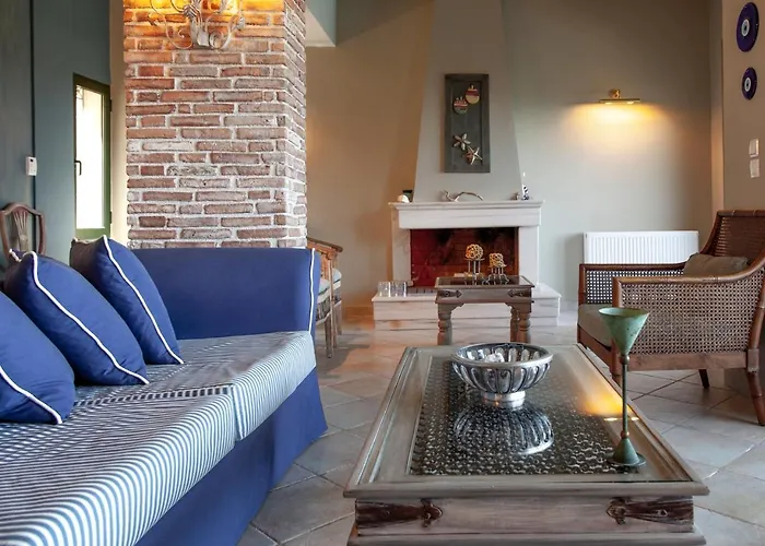 别墅 Casa Azul With Private Pool Áyios Nikítas